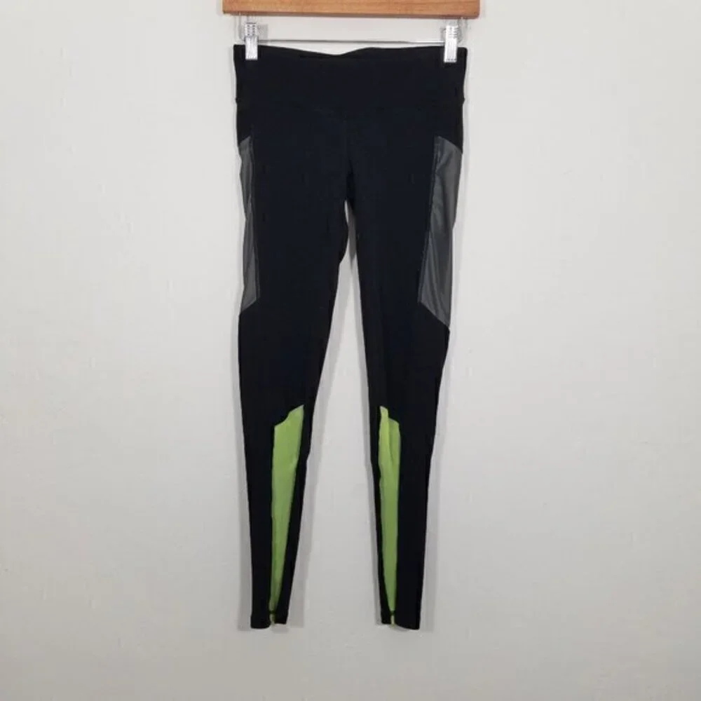 ALO Yoga Mesh Leggings‎ Black Size XS